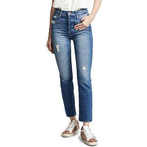 Mother | The Dazzler Button Fly Ankle Jeans